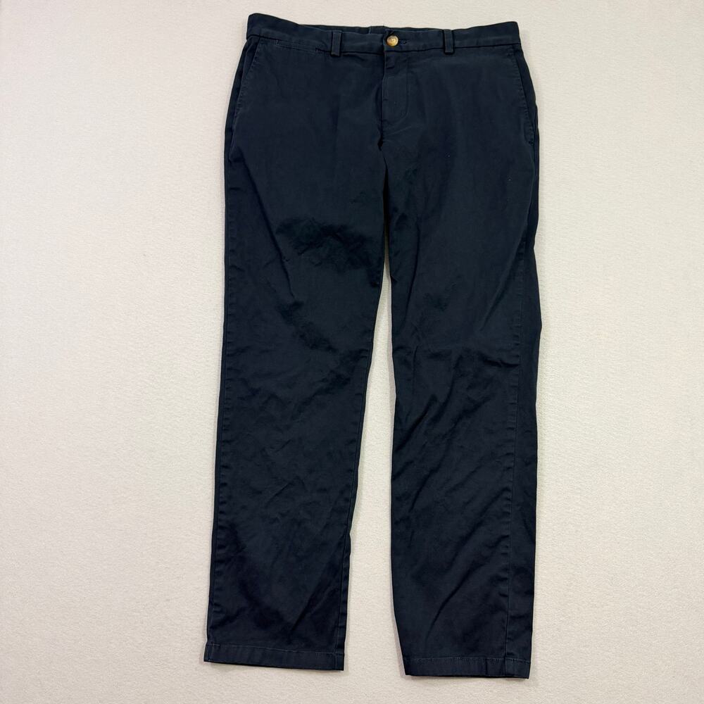 Vineyard vines Chino Pants Men's 35x30 Blue Straight Flat Front Preppy Casual